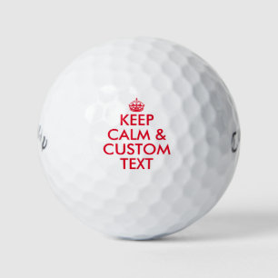 Custom Behalten Ruhe Callaway Golfball Geschenk Se