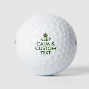 Custom Behalten ruhige Wilson Golfbälle Geschenk S