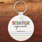 Custom Behavior Squad | ABA Behavior Therapist Schlüsselanhänger (Vorderseite)