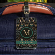 Custom Beige Black Brown Green Aztec Muster