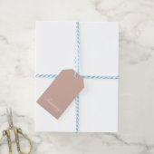Custom Beige Blessings Gift Tags Geschenkanhänger (Mit Garn)