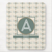 CUSTOM BEIGE TRENDY DRAGONFLY MOUSEPAD (Vorne)