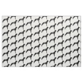 Custom belgische Malinois Hunde-Silhouette Stoff (Fat Quarter (45,7 x 55,9 cm))