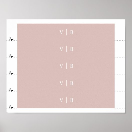 Custom Belly Band - Value Cardstock Paper (Matte) Poster (Vorne)