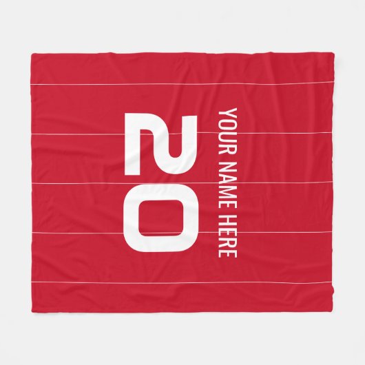 Custom Benfica Fleecedecke (Vorderseite (Horizontal))