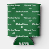 Custom Ber Koozie Personalisiert Name & Alter Dosenkühler (Vorderseite)