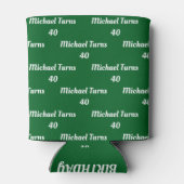 Custom Ber Koozie Personalisiert Name & Alter Dosenkühler (Rückseite)