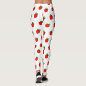 Custom Berry Leggings - Boho Strawberry Vibe Pants (Rückseite)