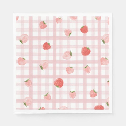 Custom Berry Party Napkins Serviette (Vorderseite)