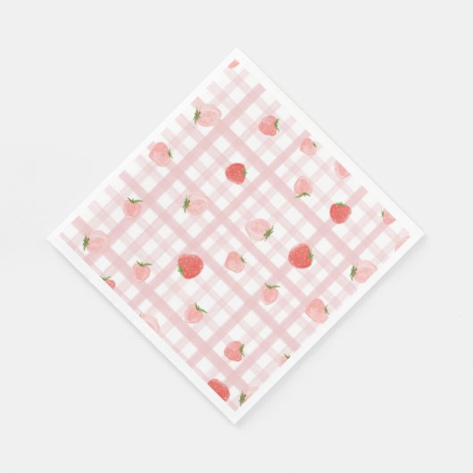 Custom Berry Party Napkins Serviette (Ecke)