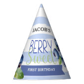 Custom Berry Sweet Birthday Hat Partyhütchen (Vorderseite)