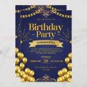 Custom Berry-Themed Geburtstagseinladung | bearbei Einladung (Vorne/Hinten)