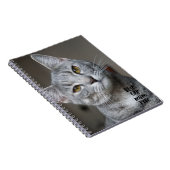 Custom Best cat Mama Ever Modern Cat Foto Notizblock (Rechte Seite)