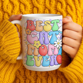 Custom Best Cat Mama je Personalisiert Coffee Tass Kaffeetasse