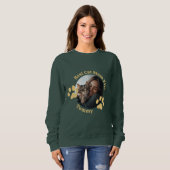 Custom Best Cat Mama je Sweatshirt mit Pet Name (Vorne ganz)