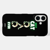 Custom Best Cat Vater Camouflage Case-Mate iPhone Hülle (Rückseite (Horizontal))