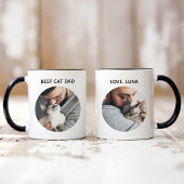 Custom Best Cat Vater Pet Foto Tasse