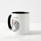Custom Best Cat Vater Pet Foto Tasse (Vorderseite Links)