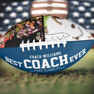 Custom BEST COACH JE Cool Danke 2 Fotos Football