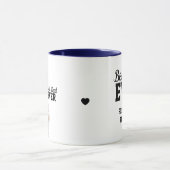 Custom Best Dad Ever Probably Gift Tasse (Zentrum)