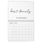 Custom Best Family Foto Collage Script 2024 Kalender (Feb 2026)