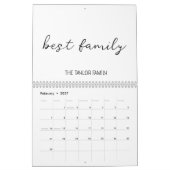 Custom Best Family Foto Collage Script 2024 Kalender (Feb 2027)