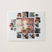 Custom Best Friends 15 Foto Collage Puzzle (Horizontal)
