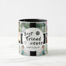 Custom Best Friends Forever 16-Foto Collage Tasse