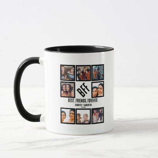 Custom Best Friends Forever BESTE FREUNDIN 8 FotoC Tasse (Links)