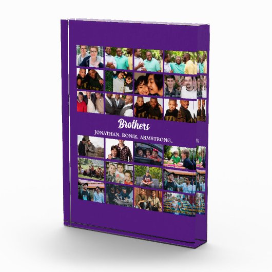 Custom Best Friends Forever Brothers Foto Collage (Rechts)