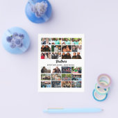 Custom Best Friends Forever Brothers Foto Collage Flyer (Einzeln)