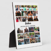 Custom Best Friends Forever Brothers Foto Collage Fotoplatte (Seite)