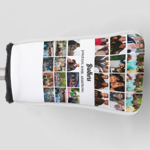 Custom Best Friends Forever Brothers Foto Collage Golf Headcover