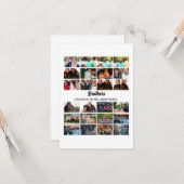 Custom Best Friends Forever Brothers Foto Collage Karte (Vorderseite/Rückseite Beispiel)
