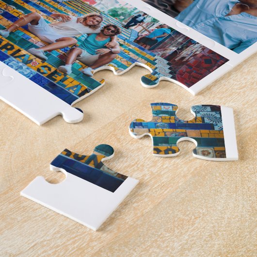 Custom Best Friends Forever Brothers Foto Collage Puzzle (Seite)
