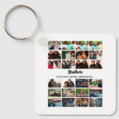Custom Best Friends Forever Brothers Foto Collage Schlüsselanhänger (Vorderseite)