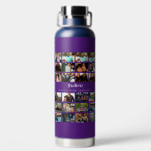 Custom Best Friends Forever Brothers Foto Collage Trinkflasche (Rückseite)