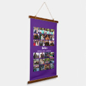 Custom Best Friends Forever Brothers Foto Collage Wandteppich Mit Holzrahmen (Gewinkelt)