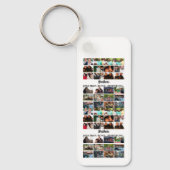 Custom Best Friends Forever Brothers Photo Collage Schlüsselanhänger (Vorderseite)