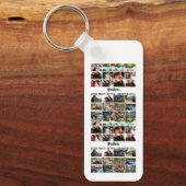 Custom Best Friends Forever Brothers Photo Collage Schlüsselanhänger (Vorderseite)