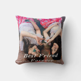 Custom Best Friends Forever Foto Throw Kissen