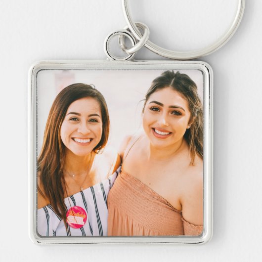 Custom Best Friends Foto Schlüsselanhänger (Vorne)