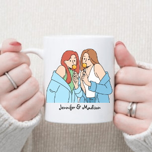 Custom Best Friends Geschenkgutscheine Freundschaf Kaffeetasse