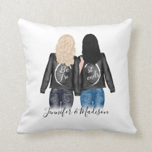Custom Best Friends Hair Style BESTE FREUNDIN Best Kissen