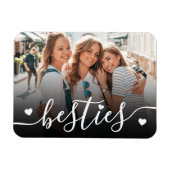 Custom Best Friends Photo Magnet (Horizontal)
