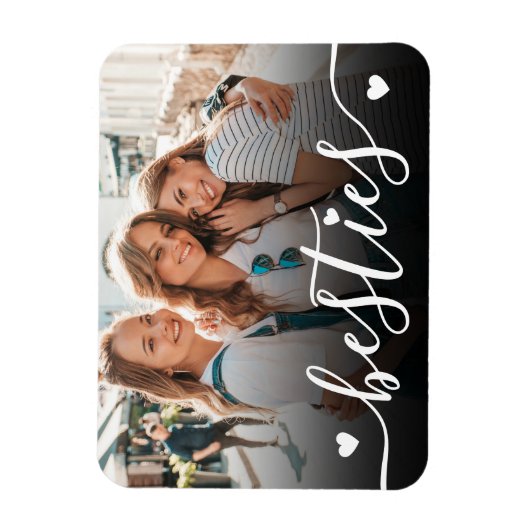 Custom Best Friends Photo Magnet (Vertikal)