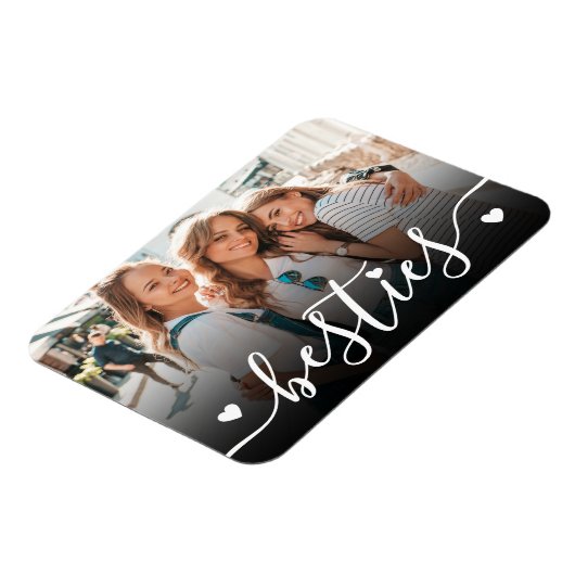Custom Best Friends Photo Magnet (Linke Seite)