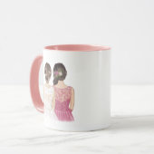 Custom Best Friends Tasse | Custom Bridesmaid Tass (Vorderseite Links)