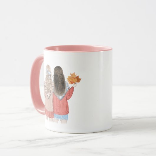 Custom Best Friends Tasse | Tasse für benutzerdefi (Vorderseite Links)