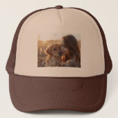 Custom Best Friends Trucker Hat Truckerkappe (Vorderseite)